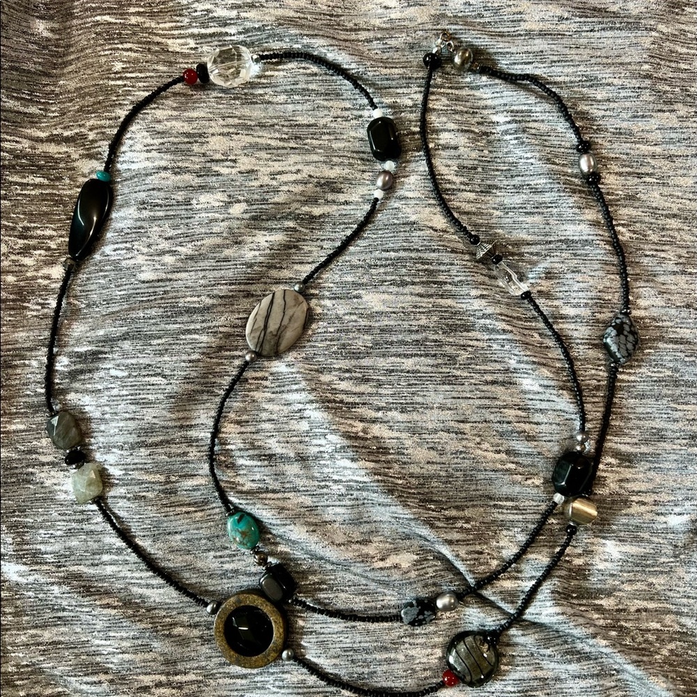 Silpada Sterling Silver and Gemstone Necklace